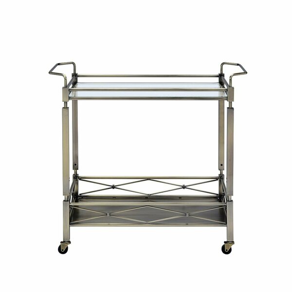 Made-To-Order Serving Cart - Antique Brass MA3092581
